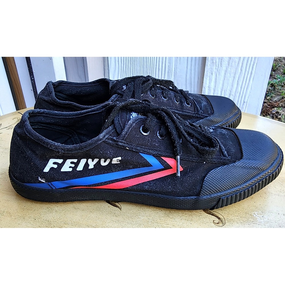 Feiyue Sz 10M Black Canvas Martial Arts Sneakers Fe Lo Low Top Skater Y2K Retro